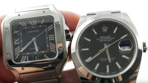 rolex datejust or cartier santos|Cartier Santos vs Rolex Datejust.